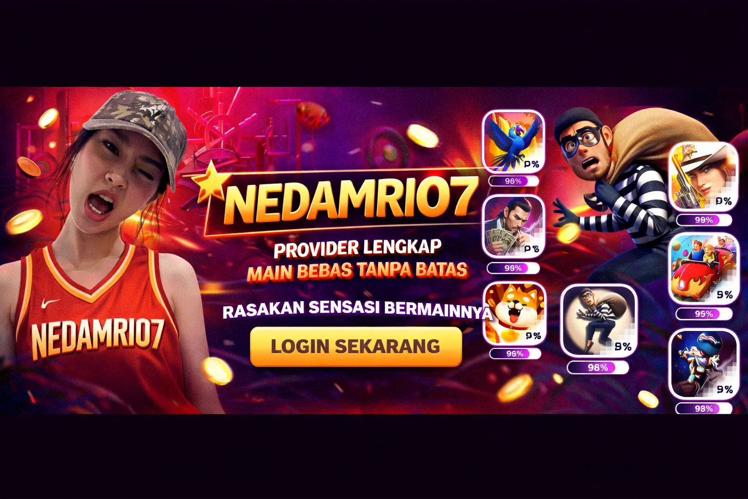 NEDAMRI07 Login • Hiburan Seru dengan Gaya Original!